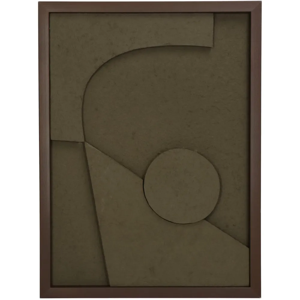 Διακοσμητικό Τοίχου ArteLibre Πράσινο Χαρτί 30x3x40cm