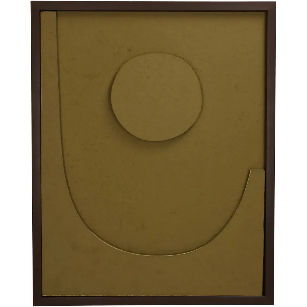 Διακοσμητικό Τοίχου ArteLibre Πράσινο Χαρτί 40x3x50cm