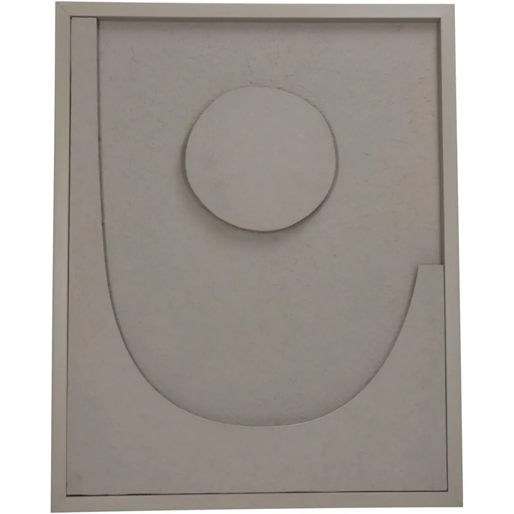 Διακοσμητικό Τοίχου ArteLibre Μπεζ Χαρτί 40x3x50cm