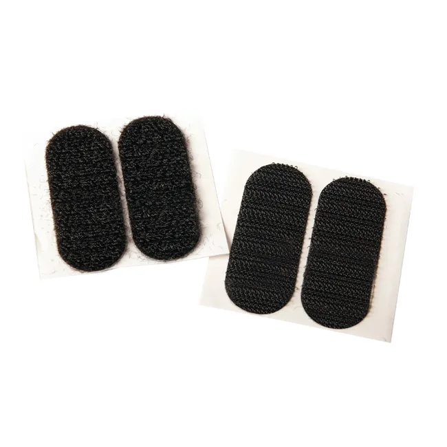 Επιφάνειες Power Hook+Loop Αυτοκόλλητο Μαύρο 50x20mm 2Σετ