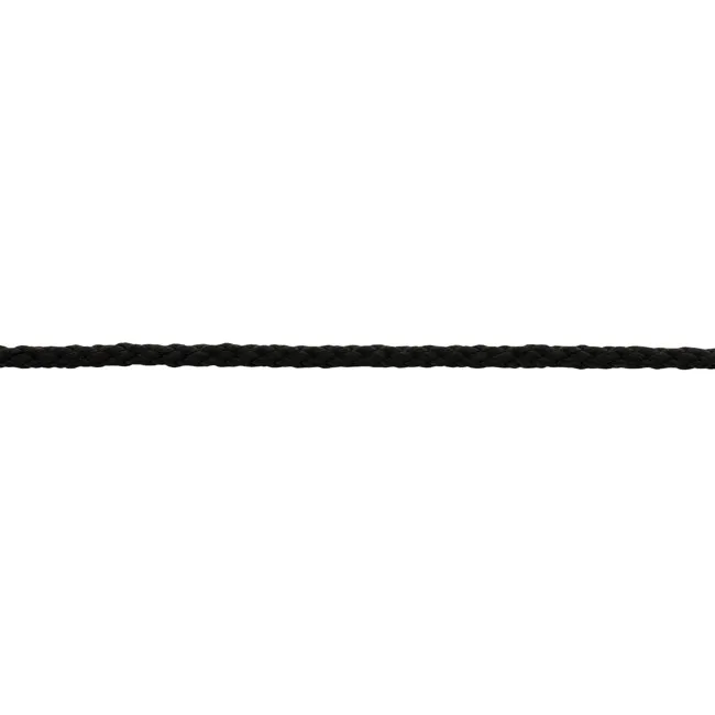 PP Σχοινί Πλεγμένο Μαύρο 3mm