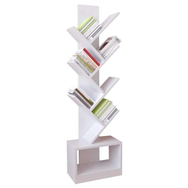 Βιβλιοθήκη ArteLibre BADRU Λευκό Μοριοσανίδα 40x19.5x150cm