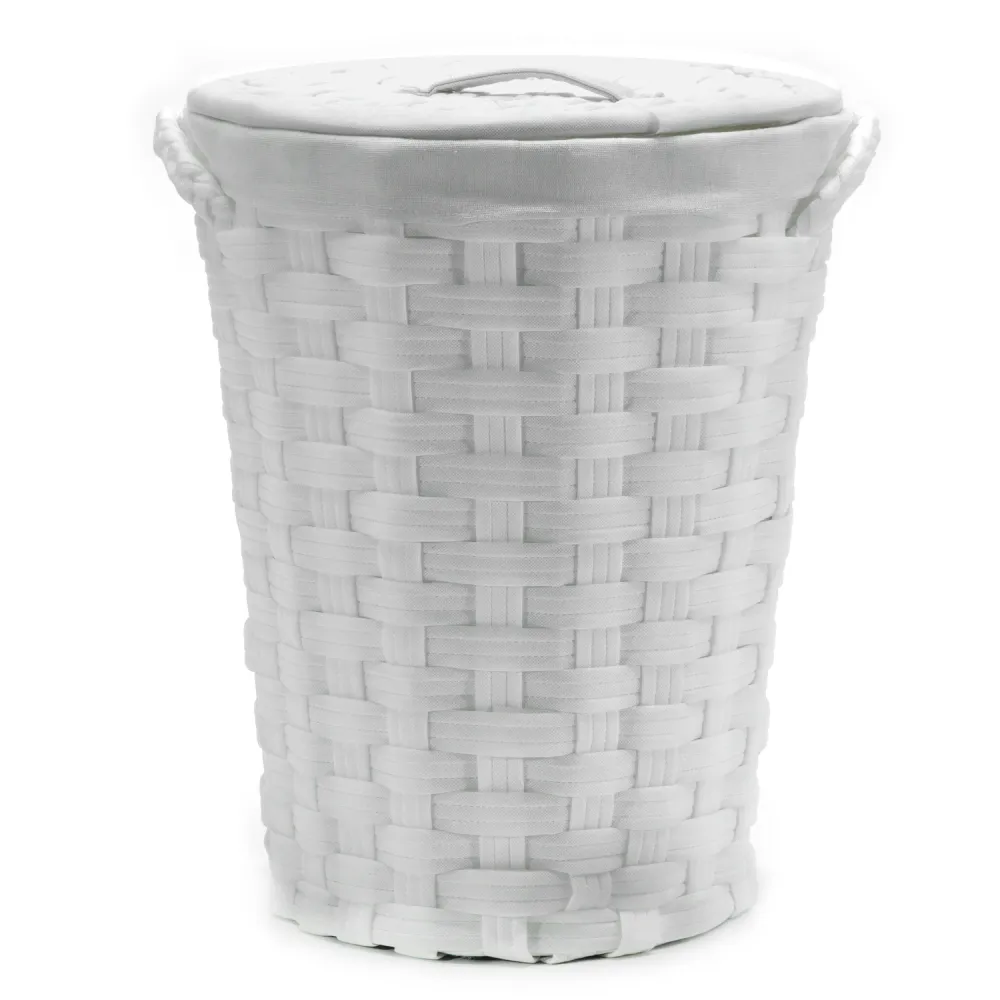 Καλάθι Απλύτων Λευκό Φ43cm