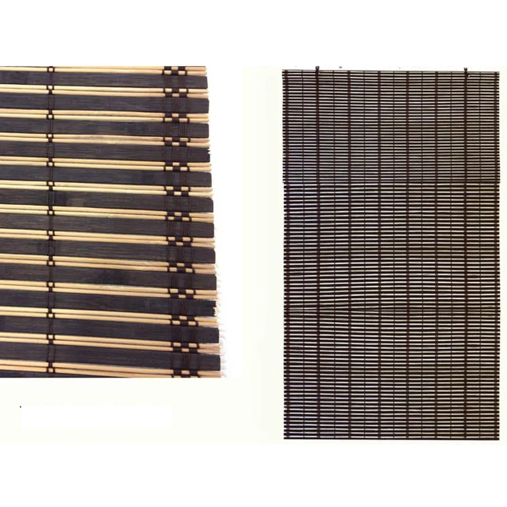 Κουρτίνα Μπαμπού Καφέ/Ξύλο 120x250cm