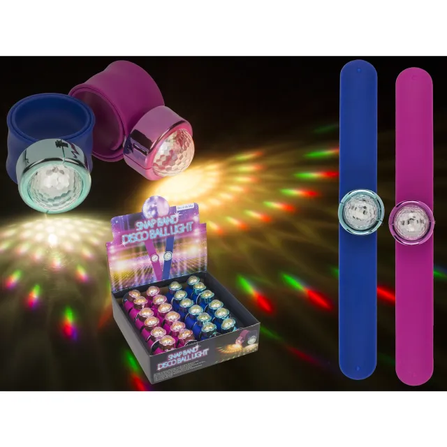 Βραχιολάκι Χεριού Disco Ball Με Φως Σε 2 Χρώματα