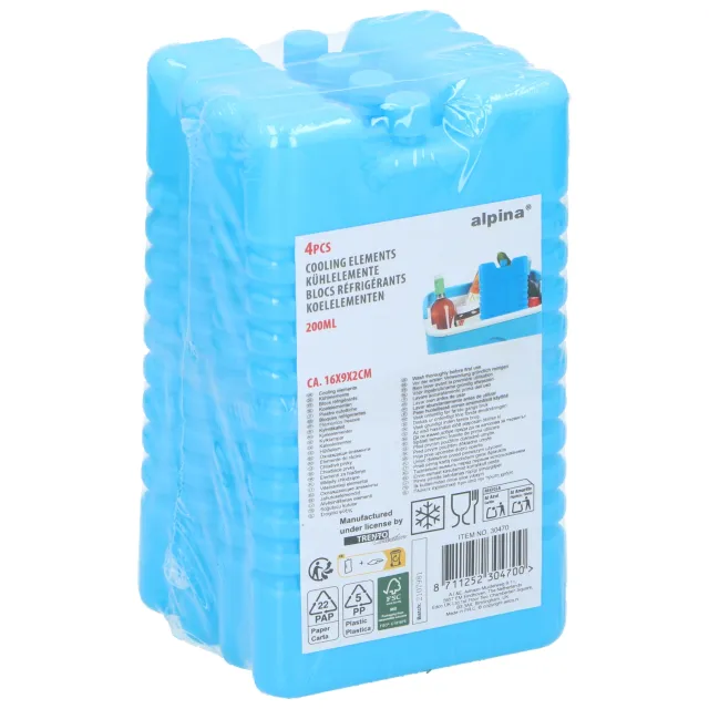 Παγοκύστη Μπλε 4x200ml 4Τμχ ALPINA