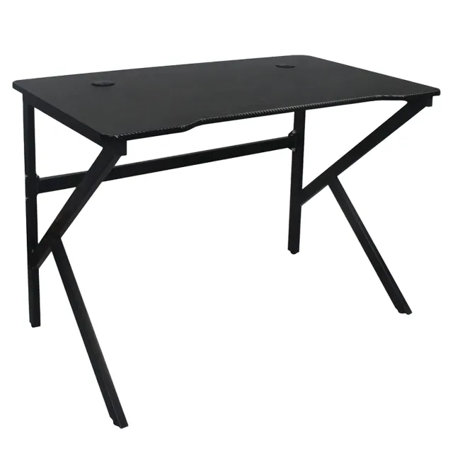 Γραφείο ArteLibre ZERINO Μαύρο Μοριοσανίδα/Μέταλλο 100x60x75cm
