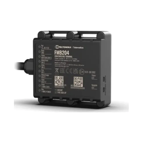 Teltonika Gps Tracker (FMB204) Μαύρο ΕΕ