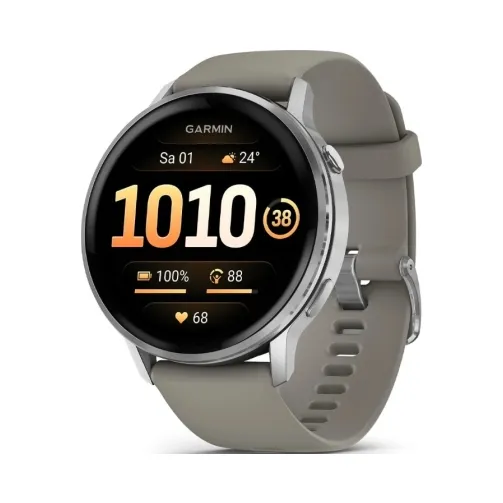 Garmin Watch Venu® 4 45mm Ασημί/Γκρι ΕΕ