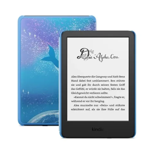 Amazon Kindle Kids 6" Space Whale 16GB 12th Gen (No Ads) Μαύρο ΕΕ