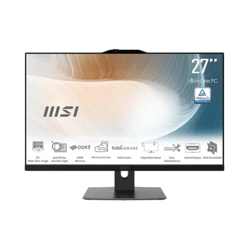 Monoblock PC|MSI|AM272P 1M|Modern|CPU Intel|Intel Core 7|150U|RAM 16 GB|DDR5-SDRAM|Οθόνη 27 "|1920 x 1080 pixels|Αποθήκευση 1000 GB|SSDs 1000 GB|Μη διαθέσιμο|Ενσωματωμένα γραφικά Ναι|Intel Graphics|Μαύρο|Λειτουργικό σύστημα Windows 11 Pro|MODERNAM272P1M-8