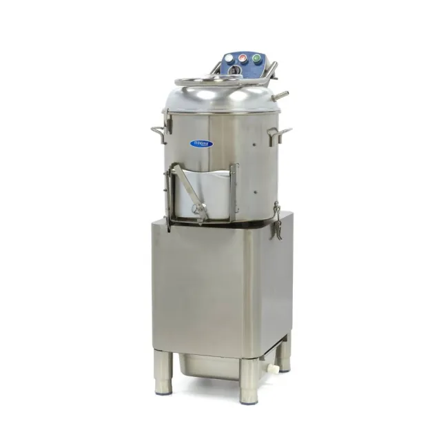 Μηχανή Ξεφλουδίσματος Πατατών - 20kg - 400kg/h - Ενσωματωμένος Χρονοδιακόπτης
