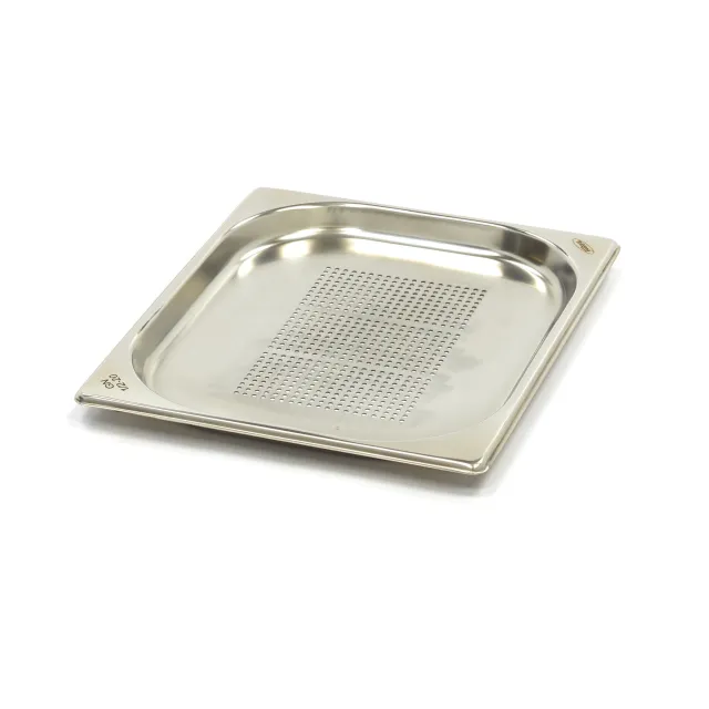 Δοχείο Γαστρονόρμ - 1/2 GN - 2cm Βάθος - Ανοξείδωτο Χάλυβα - Τρυπητό