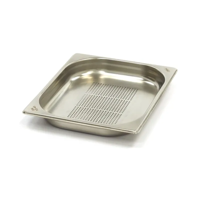 Δοχείο Γαστρονόρμ - 1/2 GN - 4cm Βάθος - Ανοξείδωτος Χάλυβας - Τρυπητό