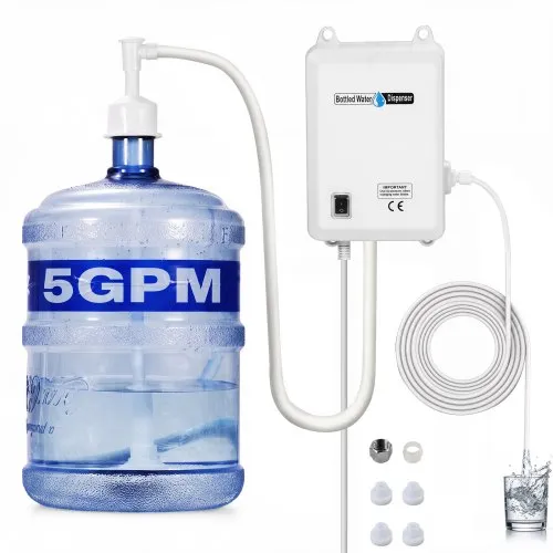 Σύστημα αντλίας φιάλης νερού VEVOR 3,8 L/min 40 Psi Water Dispenser Pump With 609,6 cm Pe Pipe