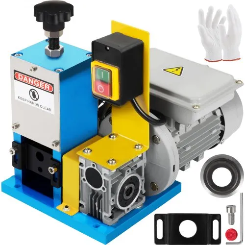 VEVOR Electric Wire Decipping Machine Φ1,5mm~Φ25mm Φορητό αυτόματο καλώδιο απογυμνωτή καλωδίων 180W Εργαλειομηχανή απογύμνωσης καλωδίων για ανακύκλωση σκραπ χαλκού