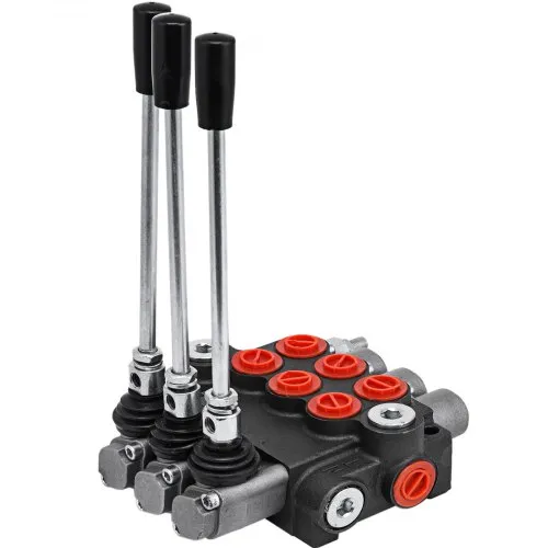 VEVOR 3 καρούλι Hydraulic Control Valve 11GPM Hydraulic Directional Control Valve Hydraulic Valve Double Acting for Tractors Loaders Tanks