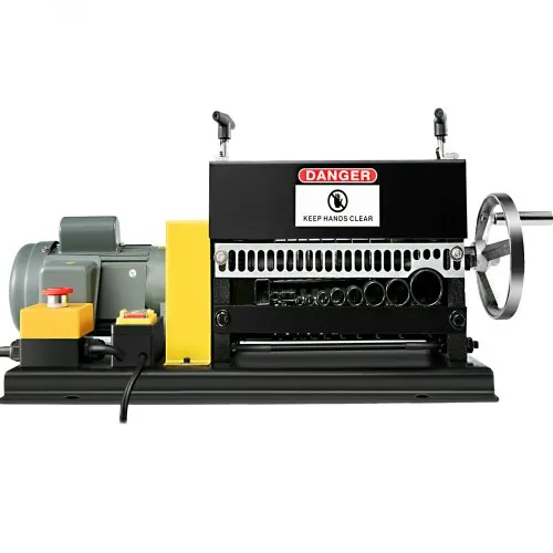 VEVOR 400W Ηλεκτρική Μηχανή Αφαίρεσης Καλωδίων, Φορητός Αυτόματος Αφαίρετης Καλωδίων 1.5-38mm, Μηχανή Αφαίρεσης Καλωδίων Benchtop με 10 Λάμες για Ανακύκλωση Σκουπιδιών Χαλκού