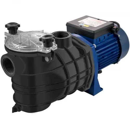 VEVOR Αντλία Πισίνας 750 W(1 HP), 15000 L/h, Αντλία Πισίνας Εντός Εδάφους με Καλάθι Στραγγιστή, Μοτέρ Αντλίας Πισίνας για Καθαρό Νερό Πισίνας, 50 mm(1.97") Είσοδος/Έξοδος, Αντλία Φίλτρου Πισίνας με 2 Σωλήνες Σύνδεσης