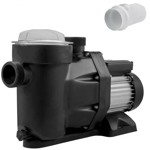 VEVOR Αντλία Πισίνας 1 HP, 19200 L/h 750W Αντλία Πισίνας Εντός Εδάφους με Στραγγιστήρα, Μηχανισμός Αντλίας Πισίνας για Καθαρό Νερό Πισίνας 1.97" Είσοδος/Έξοδος αντλία φίλτρου πισίνας με 2 Σωλήνες Σύνδεσης