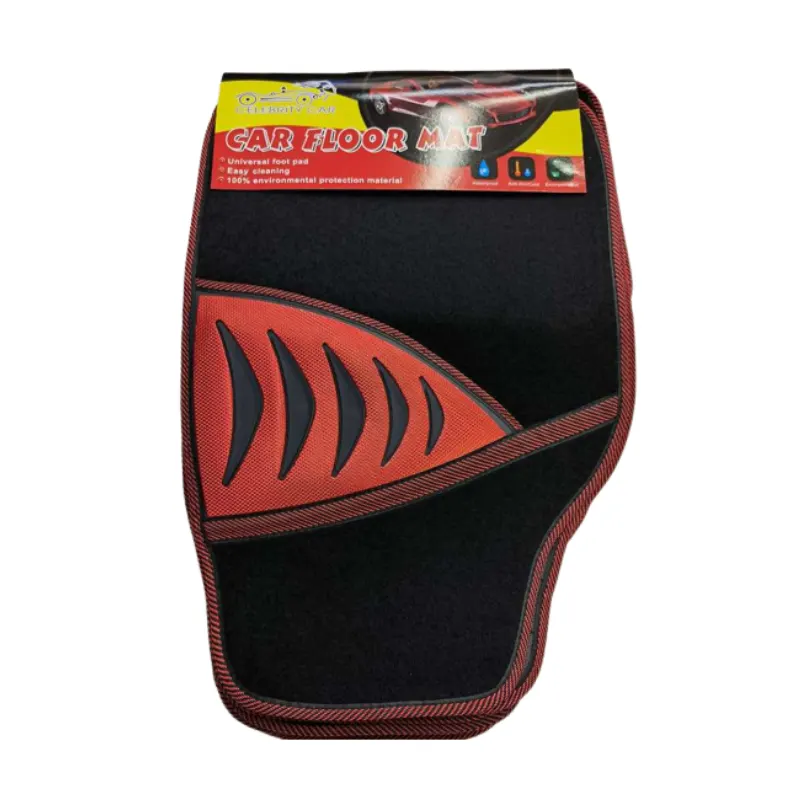 Πατάκια αυτοκινήτου - Celebrity Car - 102 - 4pcs - 122162 - Red