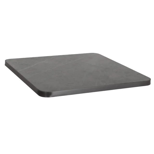 ΕΠΙΦΑΝΕΙΑ ΤΡΑΠΕΖΙΟΥ SINTERED STONE HM6654.05 GREY MARBLE--ΠΛΑΙΣΙΟ ALU ΓΚΡΙ 70x70εκ.