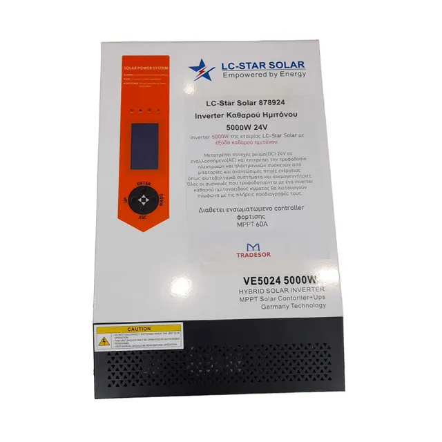 Μετατροπέας Ρεύματος - 24V - 5000W - 60A - LC-Star Solar - 338013
