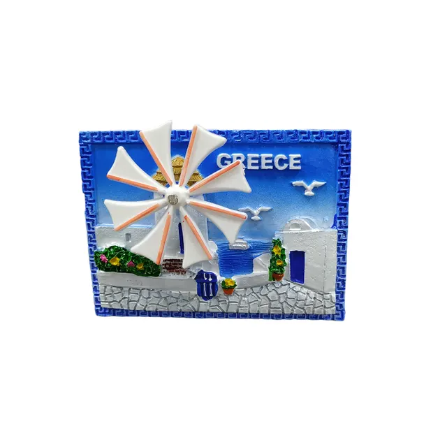 Tουριστικό μαγνητάκι Souvenir - Σετ 12pcs - Resin Magnet - Greece - 678193