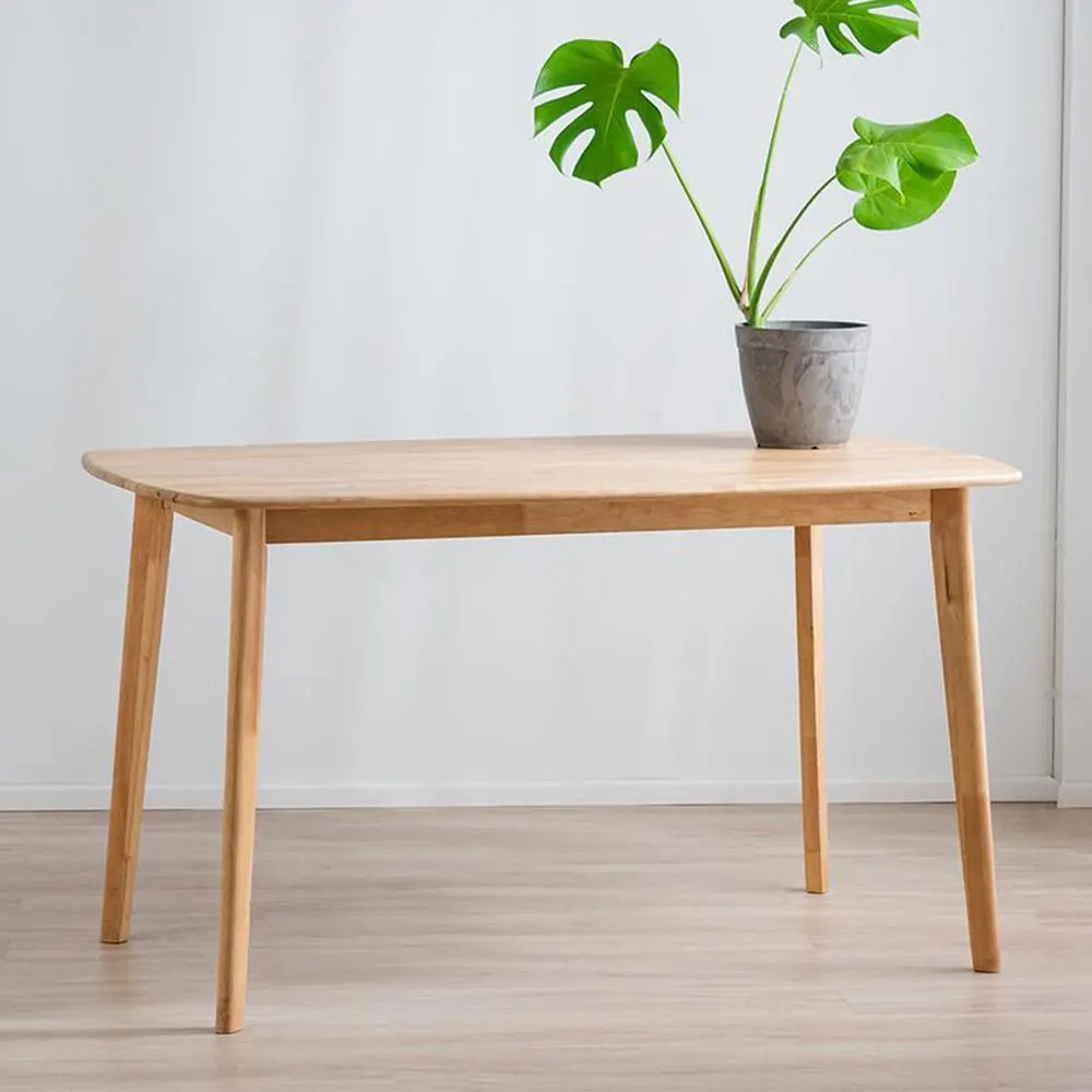 Τραπέζι Nextdeco Natural μασίφ ξύλο Υ75x135x80εκ.