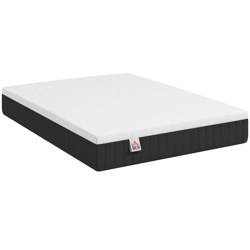 Στρώμα Μνήμης 140 x 190cm, 25cm Πάχος, 7 Ζώνες Ελατηρίων, Μεσαία Σκληρότητα