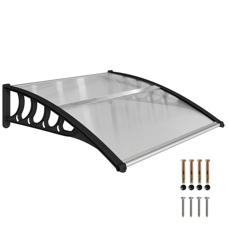 Καταφύγιο Πόρτας και Παραθύρων 103 x 96.5 cm με Πάνελ Πολυκαρβονάτου και Αλουμινένιο Πλαίσιο – Διαφανές