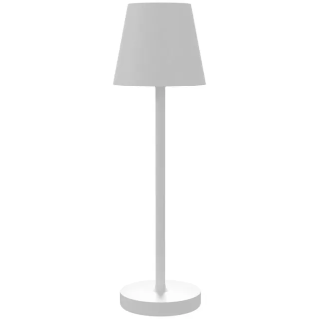 LED Επιτραπέζιο Φωτιστικό Κρεβατιού – Ασύρματο, Φωτιστικό USB-C Επαναφορτιζόμενο, 3 Χρώματα, Ø11.2 x 36.5 cm, Λευκό