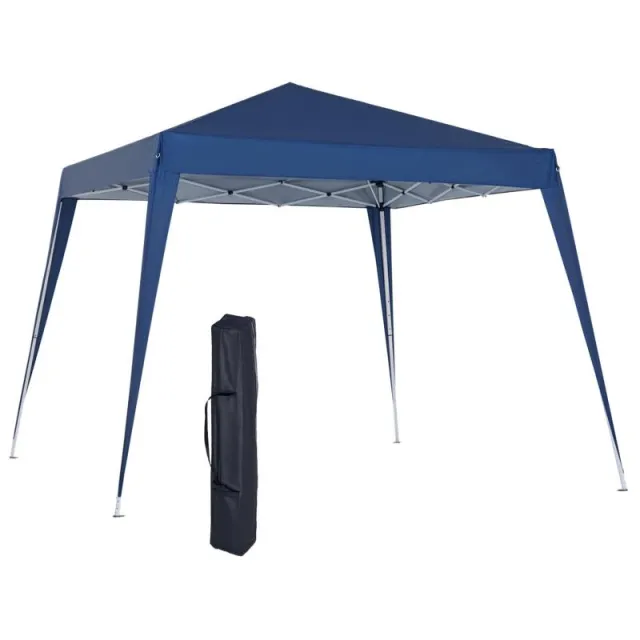 Αναδιπλούμενη Σκηνή Pop-Up 3x3m / Κήπου – Ρυθμιζόμενο Ύψος με Τσάντα Μεταφοράς – Ανθεκτική σε UV & Αδιάβροχη – Ιδανική για Κατασκήνωση, Πάρτι και Εξωτερική Χρήση – Μπλε